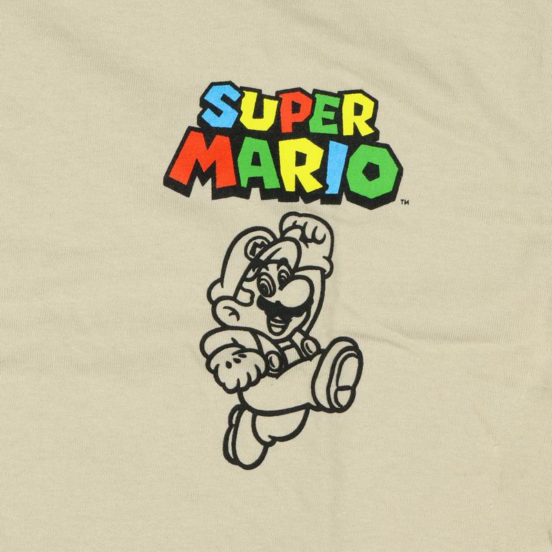 Super Mario T-Shirt Men's Character Group Sketch Design Two-Sided Adult Tee