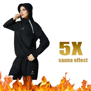 Sauna Suit for Women Sweat Sauna Jacket Pant Gym Workout Sweat Suits