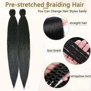 24 Inch  (8 Packs) Hair HeatCurl Friendly & Damage-, Natural Lookfor , Braids Versatile Hairstyles Synthetic  Dreadlock Wig Color locs Kinky Curly Hair  Tousled colorful extension head  extension long natural hairpiece american woman daily