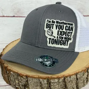 Custom Trucker Hat: I'm no Weatherman - Adjustable SnapBack, Unique Style, Durable Materials - Fashion Accessory for Men and Women