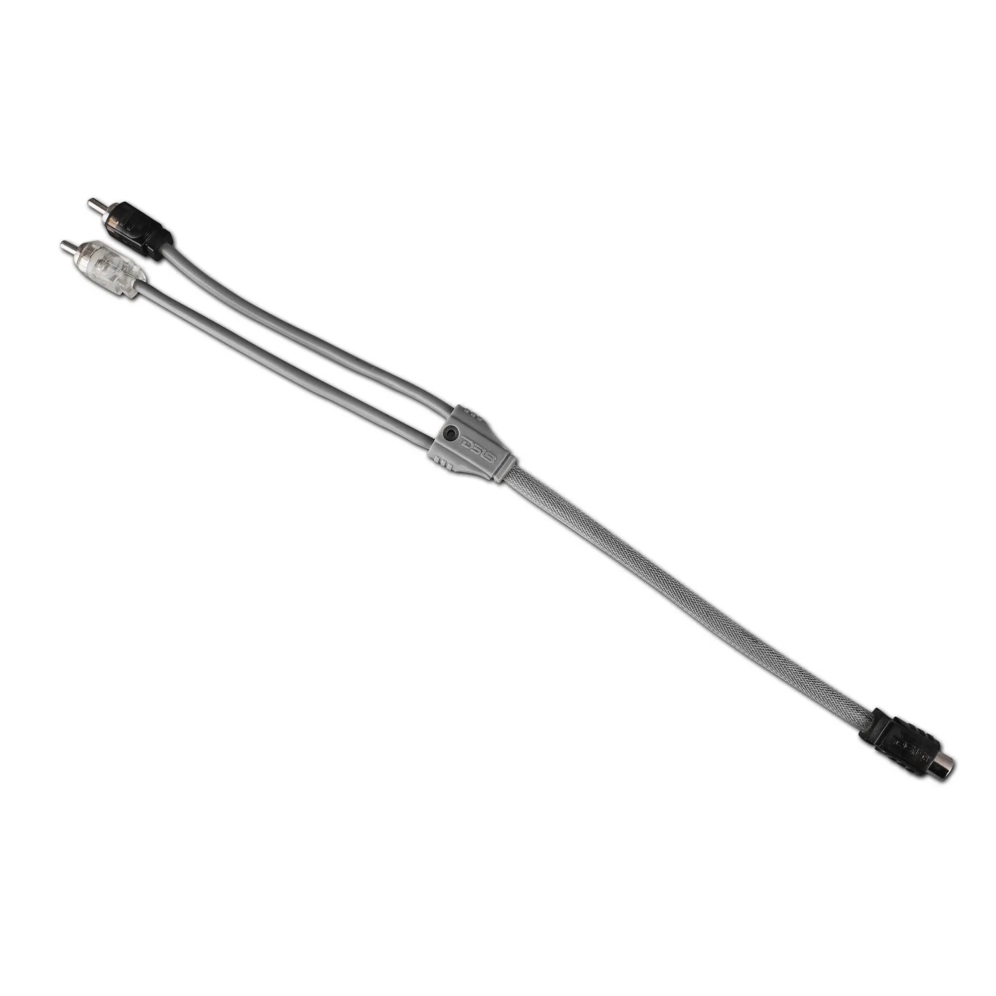 Level 2 RCA 100% Copper OFC Y Connector Accessory - 1 Female to 2 Male, Silver, Accessories