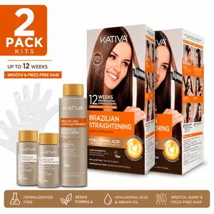 2 Pack Kit Alisado Brasileño Kativa 12 Semanas | 2 Pack Kativa Brazilian Straightening Kit
