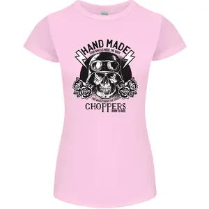 Handmade Choppers Biker Motorcycle Bike Womens Petite Cut T-Shirt CPQ
