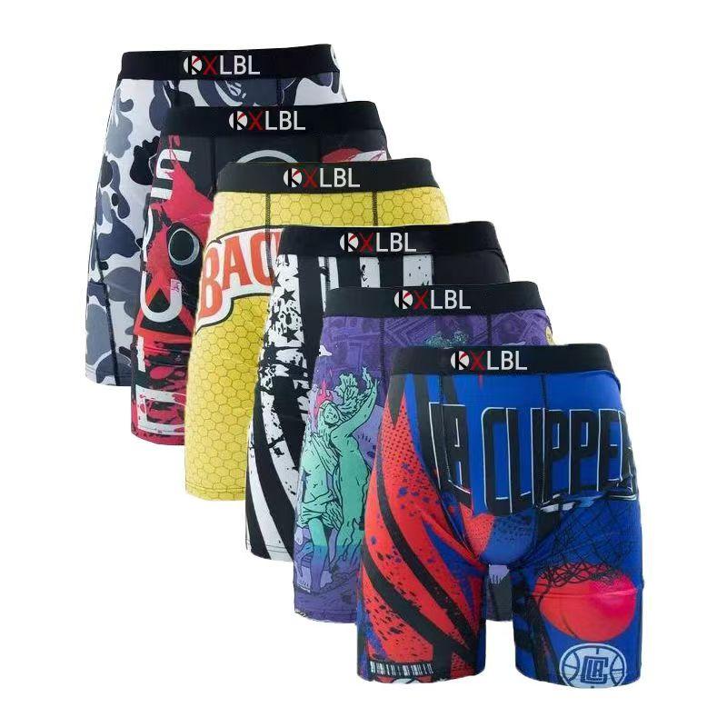 12/6/4pcs KXLBL Men's Striped Boxer Briefs - Soft, Comfortable & Breathable Polyester Blend, Vibrant Athletic & Everyday Shorts for Casual Wear Menswear Mixed Color Socks Beige，Christmas gifts，stock up on specials，value pack，bundle sets