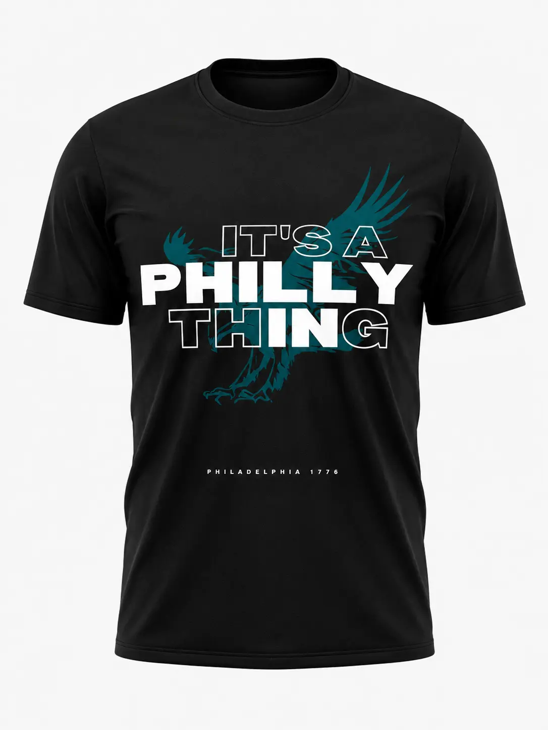 Men's original-it's-a-philly-thing-its-a-philadelphia-thing-fan Graphic Tee Graphic T-shirt Gift for Men & Women - Comfortable cotton, Black Friday Easter Mother's Day Father's Day Crew collar, Short sleeve, Sporty, Casual Punk T-shirt Music Fan Clothing
