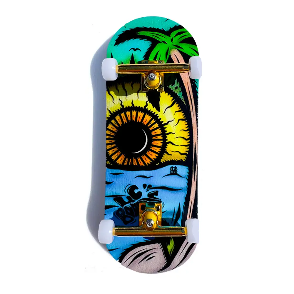 LC BOARDS 98X34 COMPLETE SUN BURN GRAPHIC FOAM GRIP TAPE