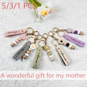 5/3/1PC mother's day keychain, a gift for mother, stylish and practical, light and easy to carry, suitable for car keys, parties and gifts, car keychain | fashion keychain | durable keychain, car keychain accessories, keychain bag,