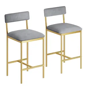 Garvee dining set for 4 people with 3 storage compartments, retro design kitchen table and chairs, thick wooden tabletop, PU cushions, space-saving for kitchen and dining area