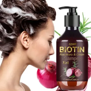 2 Bottle Set 100ML Onion Shampoo & Conditioner, Hair Care Pack, Plant Keratin & Rosemary, Rich Foam, Deep Moisture, Hydrating, Suitable for All Hair Types, Ideal Gift