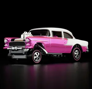 RLC Exclusive Hot Wheels Collectors ’55 Chevy Bel Air Gasser Collectible Diecast Spectraflame Pink