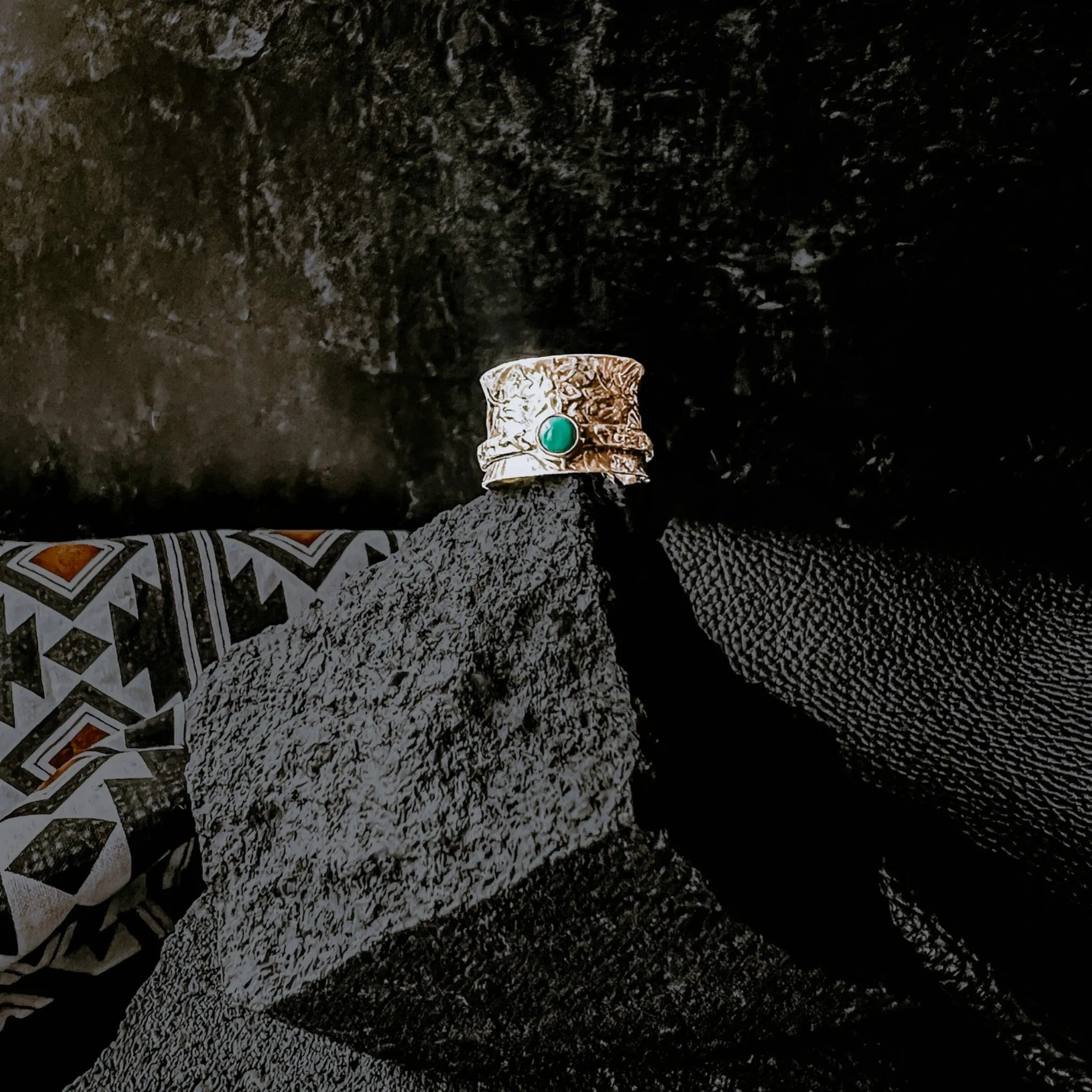 Western Dreams Turquoise Spinner Ring