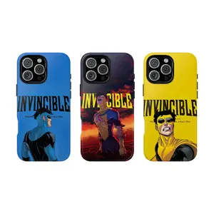 Invincible Superhero iPhone Case – Comic Style Action Aesthetic Phone Cover, Animated Hero Design Protective Case for iPhone