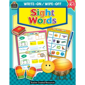Sight Words Write-On Wipe-Off Book
