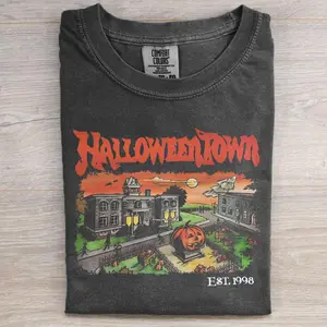 Comfort Colors Halloweentown Est 1998 T-shirt, Halloween Graphic Tee, Unisex Gift