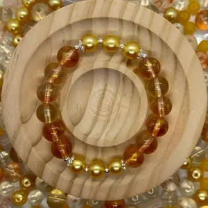Golden yellow beads