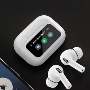 Hetoie TWS Wireless Earbuds Audio Device with Full Color Display, Noise Cancelling Bluetooth-compatible Headphones for iPhone & Android Systems