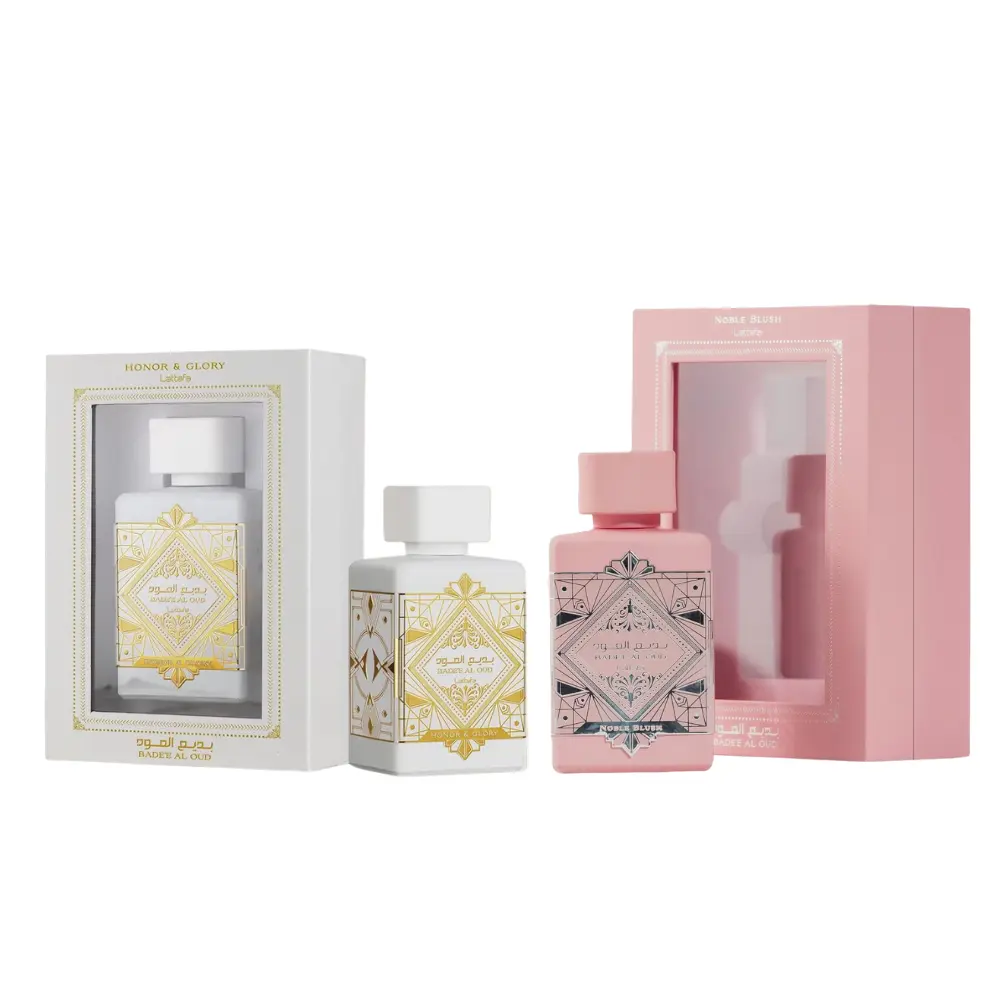 Badee Al Oud Pink + Badee Al Oud White  by Lataffa Perfumes ( 100ml )