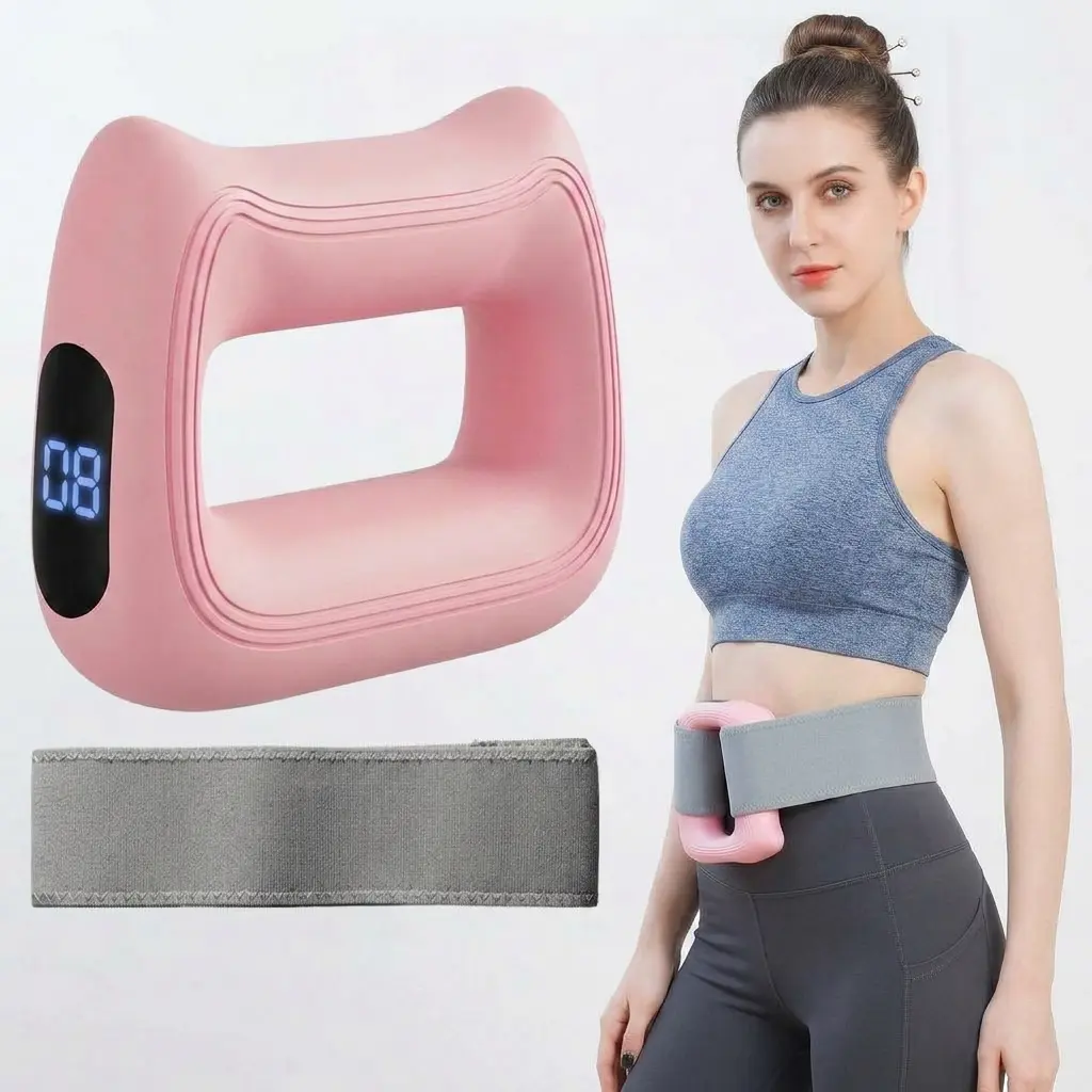 Deep Tissue Percussion Massager, Electric Dual-Ring Massager with Belt, 3 Modes and 4 Intensities Handheld Full Body Massager Ring for Relaxation, Portable Relaxation Massagers ideal mother