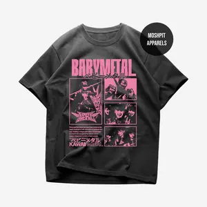 [Sale Up To 40%] BABYMETAL T-Shirt, Metal Music Shirt, BABYMETAL Album, Gimme Chocolate, Unisex Rocker Clothing