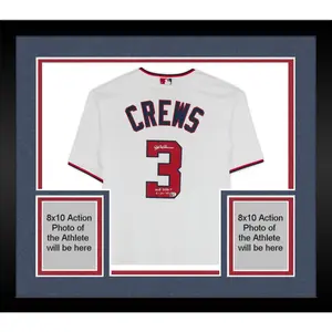 Framed Dylan Crews Washington Nationals Autographed Nike White Replica Jersey with "MLB Debut 8/26/24" Inscription - Fanatics Authentic Certified - MLB Memorabilia