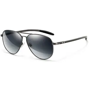 SUNGAIT Carbon Fiber Aviator Sunglasses for Men HD Polarized UV400 Protection Unisex Ultra-Lightweight Sun Glasses