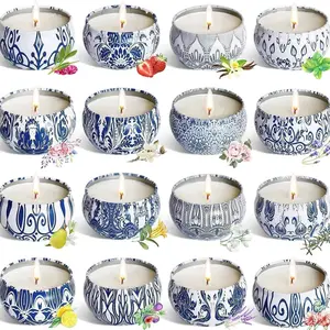 16-Pack Scented Candle Set: 16 Fragrances, 16 Creative Jars, Smokeless & Long-Burning – Perfect for Family, Friends, Weddings, Birthdays & Festive Decor (Halloween, Christmas, New Year)