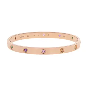 Pre-owned Cartier Love Bracelet Size 19