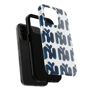NYC Navy Logo Aesthetic Custom Cute Rubber Shockproof Multi-Layer Phone Case Cover - Tough, Resistance-Enhanced Protection for iPhone 11-16 & Samsung Smartphones, Handheld Electronics Accessories