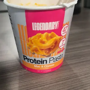 Legendary Foods Protein Mac & Cheese 47g Protein 7g Net Carbs Gluten-Free Keto Friendly 6 Cups of Pasta