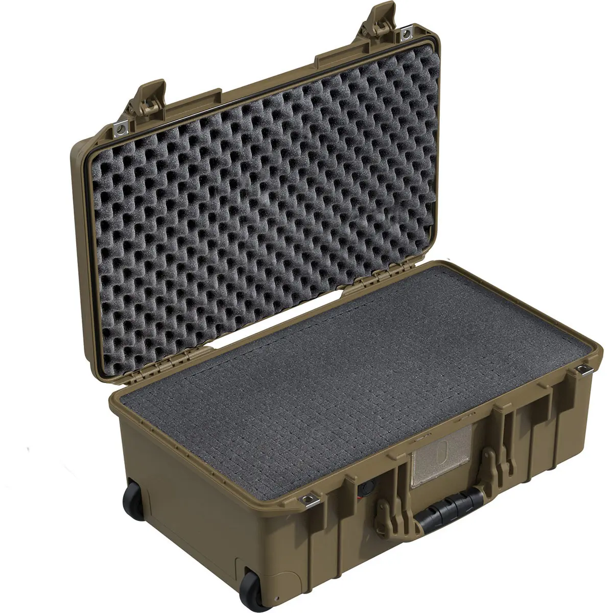 Pelican 1535 Air Wheeled Waterproof Carry-On Hard Case with Foam Insert, OCP Tan