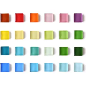 24 Color Refrigerator Magnets - Colorful Fridge Magnets with Cute Decorative Designs for Office, Kitchen, Locker, Glass