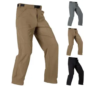 Men's Outdoor Cargo Hiking Pants Adventure Pockets Flexible Activities Cycling Joggers Athletic Casual sweatpantsmen grey sweatpants track pants with Belt Lightweight Waterproof Quick Dry Tactical Pants Nylon Spandex