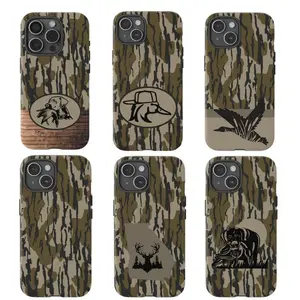 Bottomland Woodland Camouflage Phone Cases, Deer, Duck Dog, Bird Dog Hunting Camo, Ol School Southern Style Preppy iPhone 17 16 15 14 13 12 11 X 8, Outdoorside, Gifts