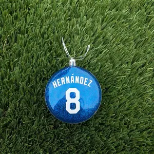 LA #8 Kike glitter ornament
