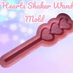 Hearts Shaker Wand Mold