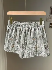Women's Camo Print Casual Loose Shorts with Elastic Waistband, Fashionable Summer Bottoms, Comfortable and Stylish, Perfect for Daily Wear