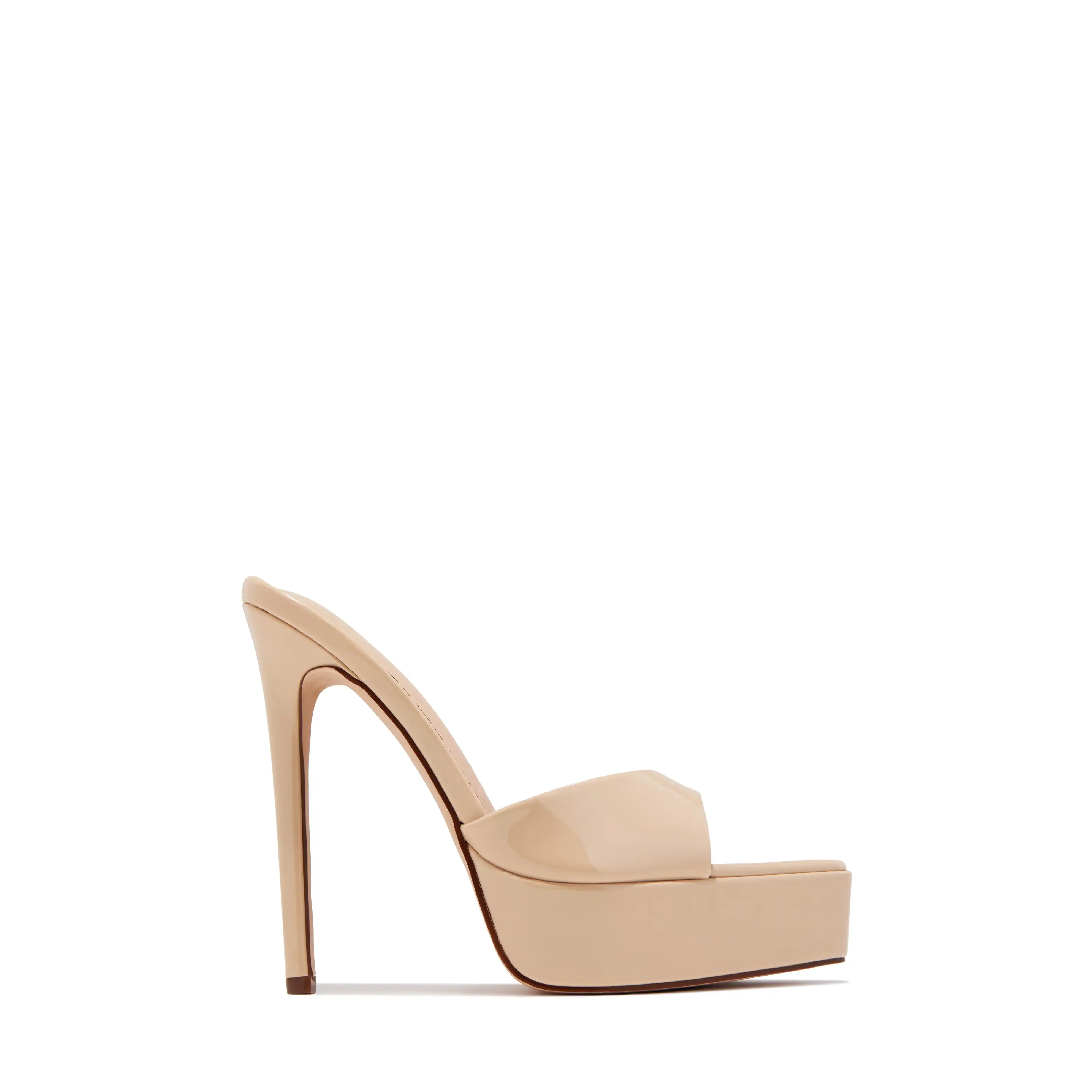 Stassi Platform Heels - Nude