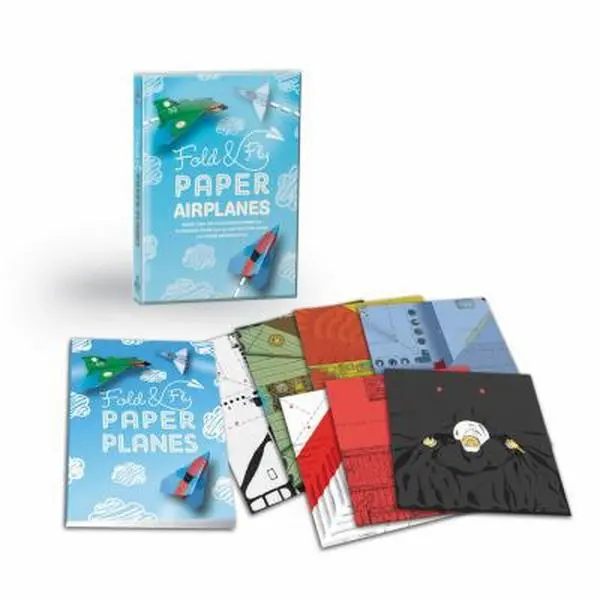 USED-Fold & Fly Paper Airplanes: Includes an Easy-To-Use Instruction Book and More Than 140 Illustrated Papers for 12 Soaring Folds [With 180 Colorful Pape by Zagaeski, Mark (Paperback)
