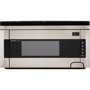 1.5 Cu. Ft. 1000W Over-the-Range Microwave Oven with Concealed Control Panel in Stainless Steel