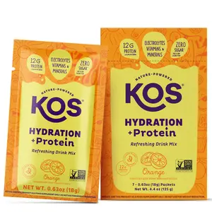 KOS Hydration + Protein Drink Mix - Orange Flavor
