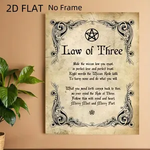 [2D Flat]1pc Viking-style high-definition canvas decorative painting 11.8* 15.7inch (30* 40cm ) with wooden frame - black and white star design paired with inspirational quotes for home decoration, can be directly hung in the living room or bedroom