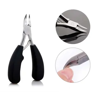 Toe Nail Clipper, Stainless Steel Toe Nail Correction Nipper, Ingrown Toenail Cuticle Scissor Edge Cutter, Thick Pedicure Care Tool, Foot Care Product