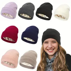 Unisex Solid Color Beanie Hat - Cozy Knit Cap for Men & Women, Perfect for Fall & Winter Fashion, Essential Cold Weather Accessory, Great Birthday Gift