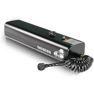 4.5Gallon Pressurized Water Tank,Portable Aluminum Camping Shower Water Storage with Spray Hose for Overland Off-Road Vehicles, Pick-up Trucks,Outdoor Activities Water Supply.