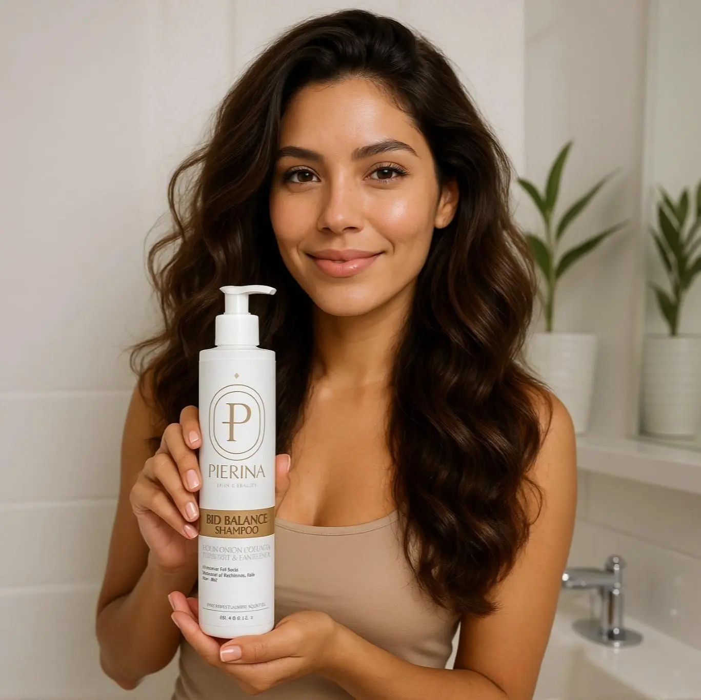 PIERINA Bio-Balance Shampoo, Nourishing Biotin & Rosemary Formula for Color & Chemically Treated Hair, Salt-Free with 12 Natural Extracts, Biotin Rosemary Shampoo, Gentle, Dyed, Natural Ingredients, Haircare, Healthy Hair, Cleanser, Hair Dye Shampoo