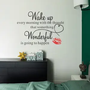 1 Set of Vitality Morning Quotes Decorative Stickers, Healing Vitality Theme Stickers, Self Adhesive Removable Waterproof Stickers, Wall Decoration, Window Decoration, Home Decoration, Outdoor Decoration, Adding Fun to Life