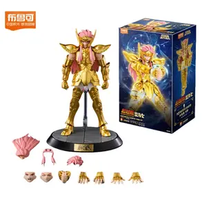 Original BLOKEES Saint Seiya Sagittarius Seiya Cygnus Hyoga  Aquarius Camus Action Figure Toy Assembly Figure Toys Gift