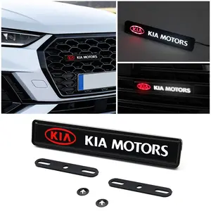 Car Decorative LED Front Grille Emblem Badge, Fits Peugeot Models, Automotive Accessories, Enhance Car Styling