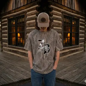 ZB Camo With Heaven On Print T-Shirt, With Heaven On Tour 2026 T-Shirt, ZB Shirt, Vintage Country Music, Streetwear, Concert Outfit Gift