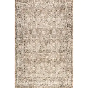 Hillstone Collection Elinda Traditional Vintage Medallion Area Rug